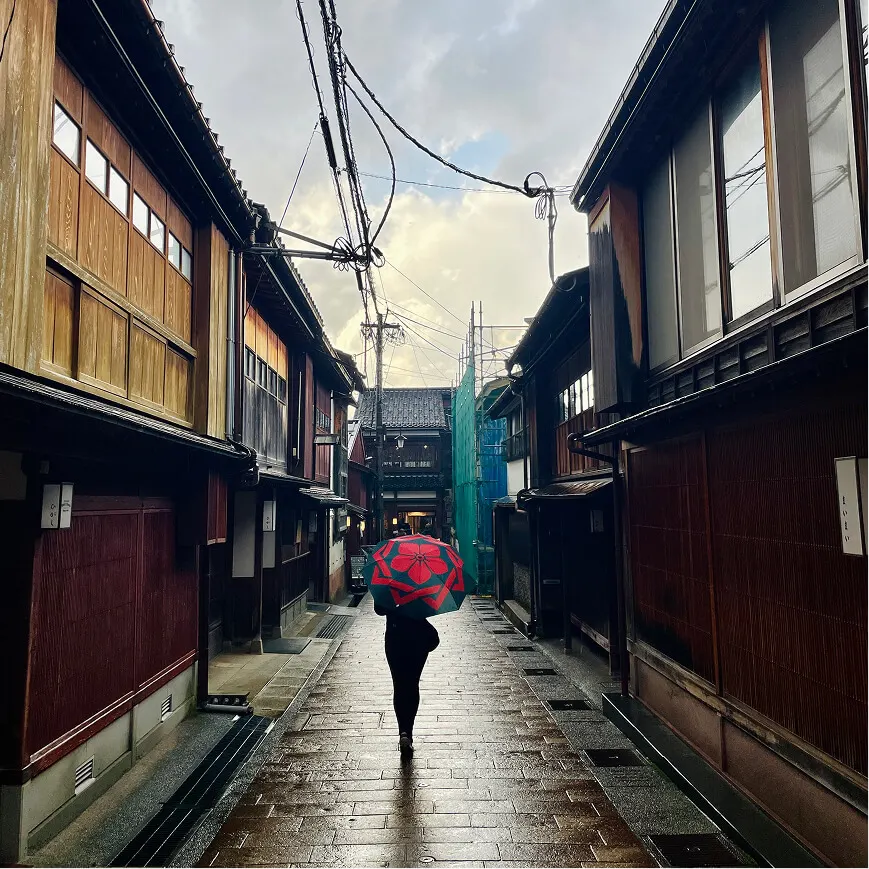 Gion district street in Kyoto
