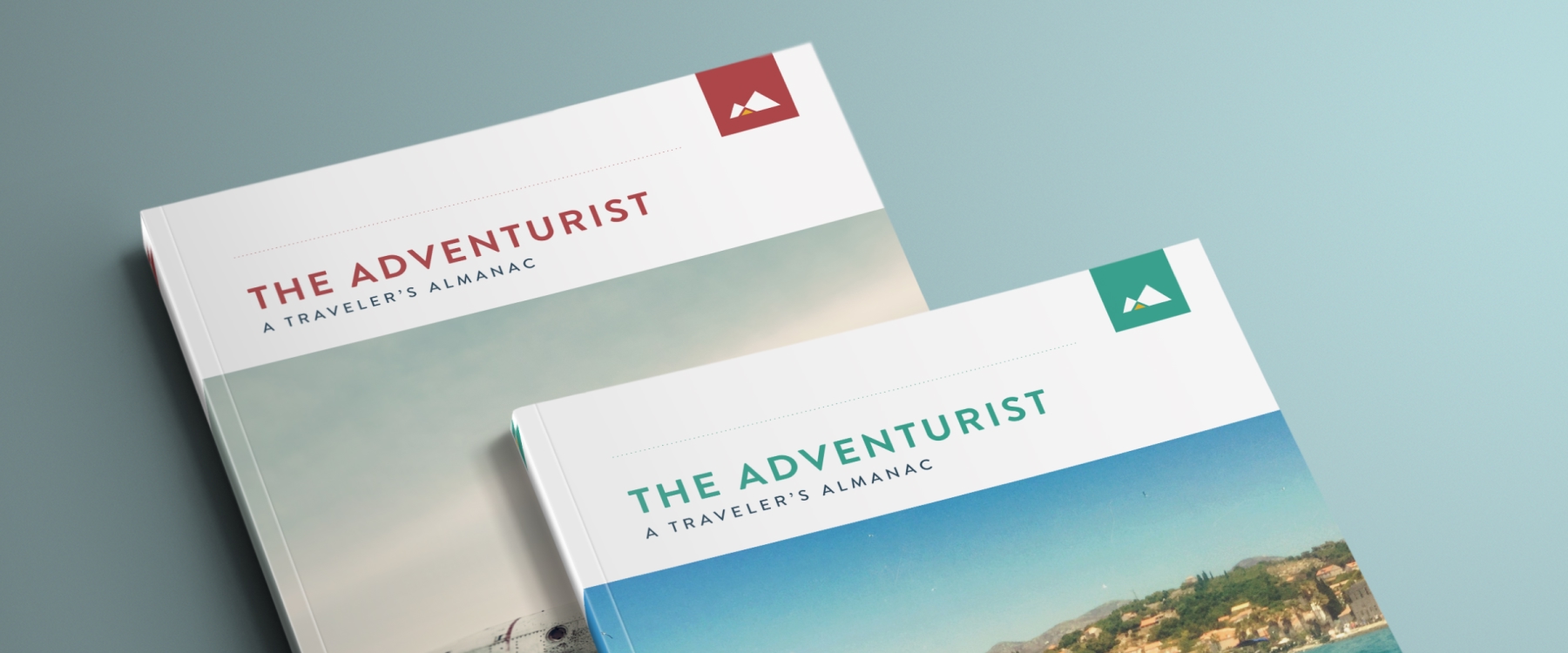 Adventure Journal Series showing travel guide book covers