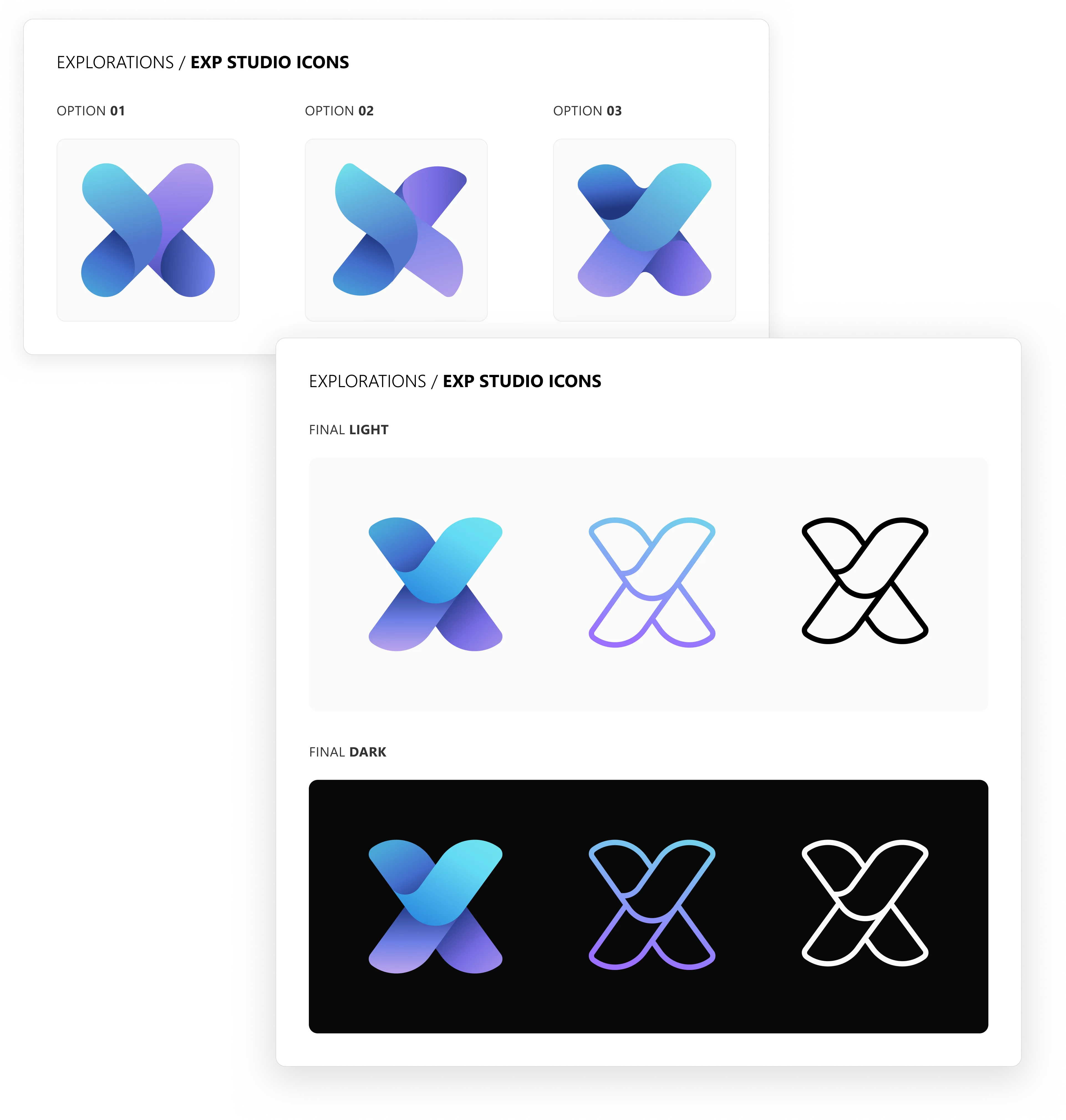 Viva EXP Studio design organization identity icon