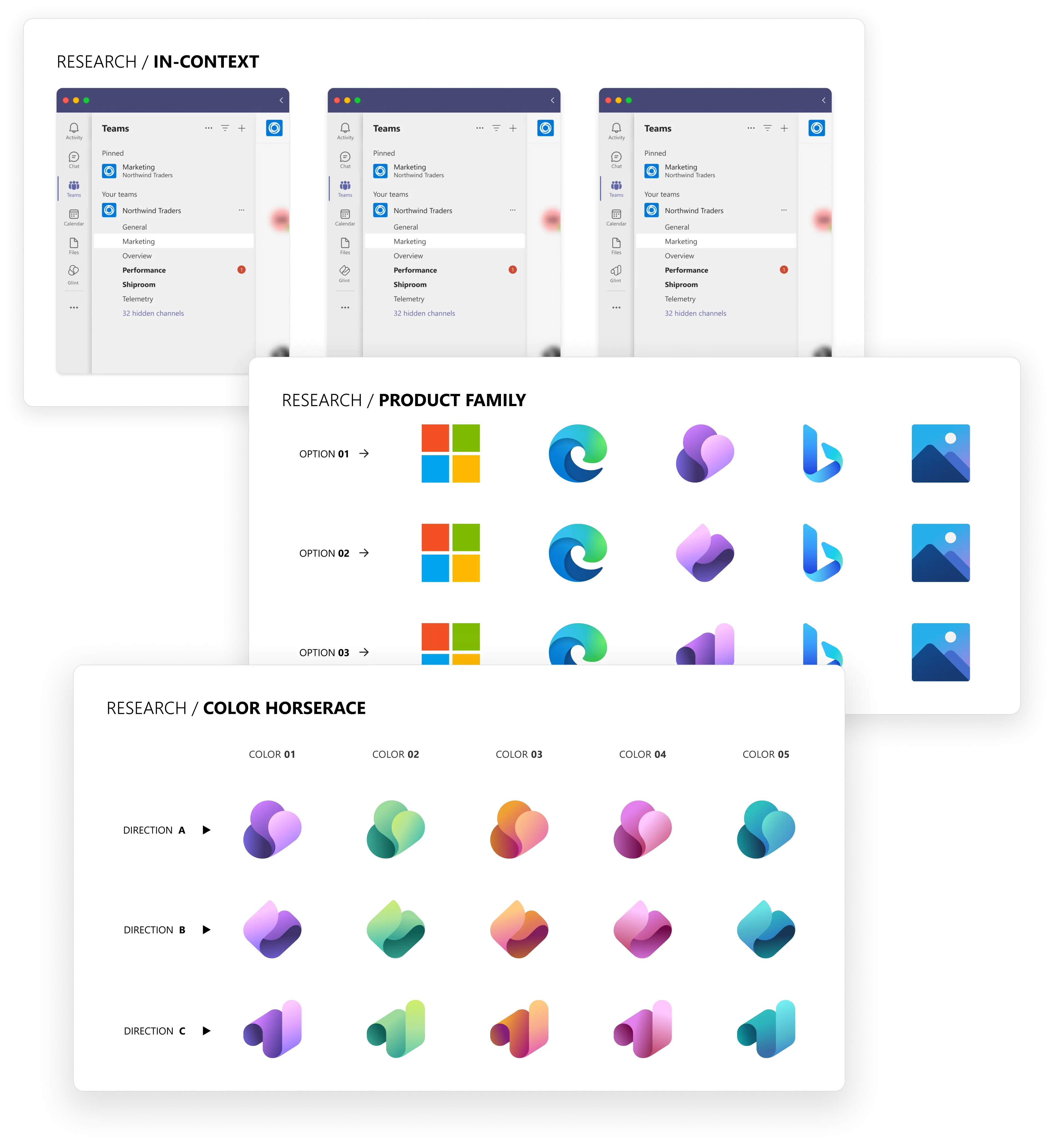 User research materials and feedback collection for icon validation